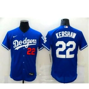 Jersey Shirts Kershaw blue